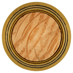 1-5/16" Woodgrain Cabinet Knob, Lancaster Hand Polished/Oak Alt 1 - Image