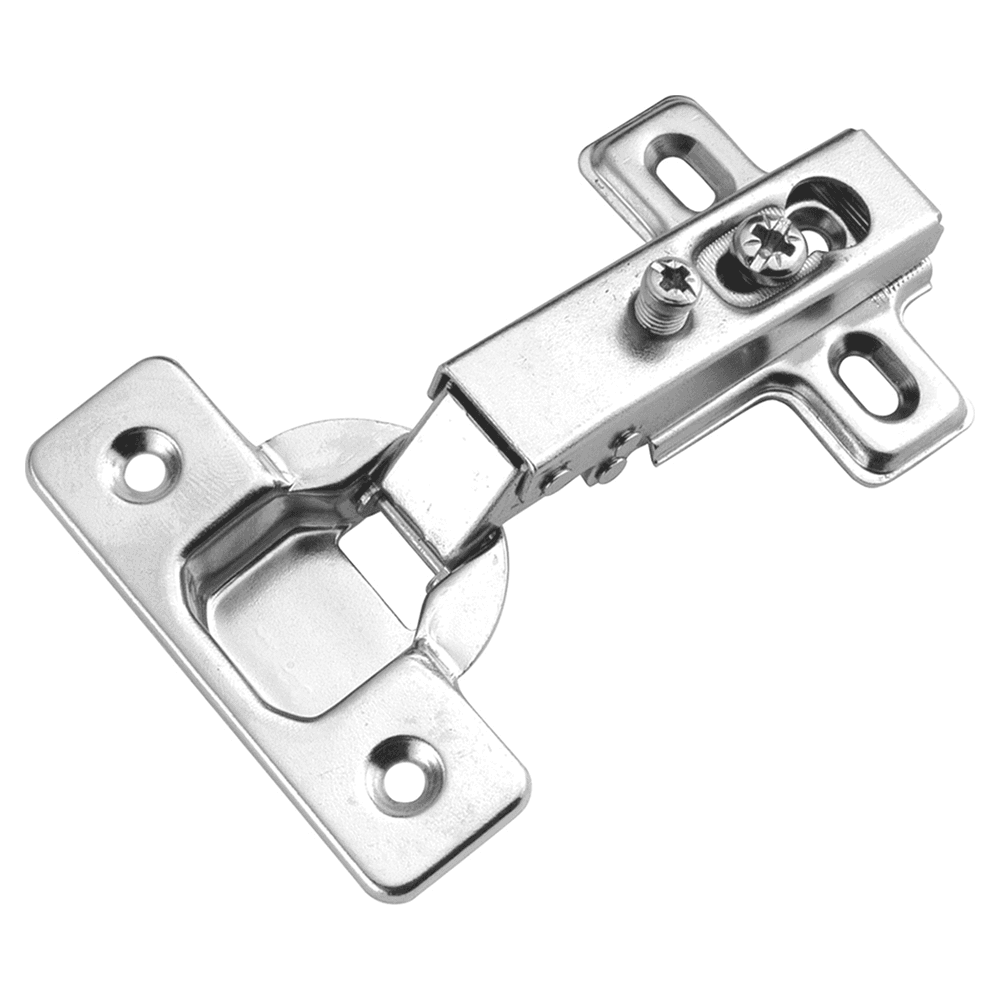 3-7/8" Full Overlay Concealed Hinge, Frameless, Self-Close, Polished Nickel Main - Image