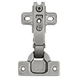 Full Overlay Concealed Hinge, Frameless, Self-Close, Polished Nickel Alt 1 - Image