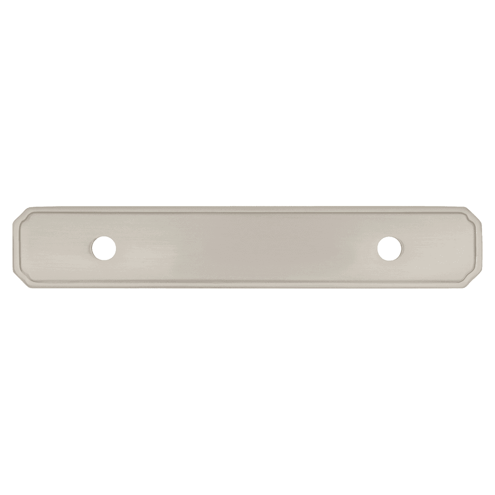 5" Manor House Cabinet Backplate, Satin Nickel Alt 1 - Image