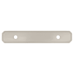 5" Manor House Cabinet Backplate, Satin Nickel Alt 1 - Image