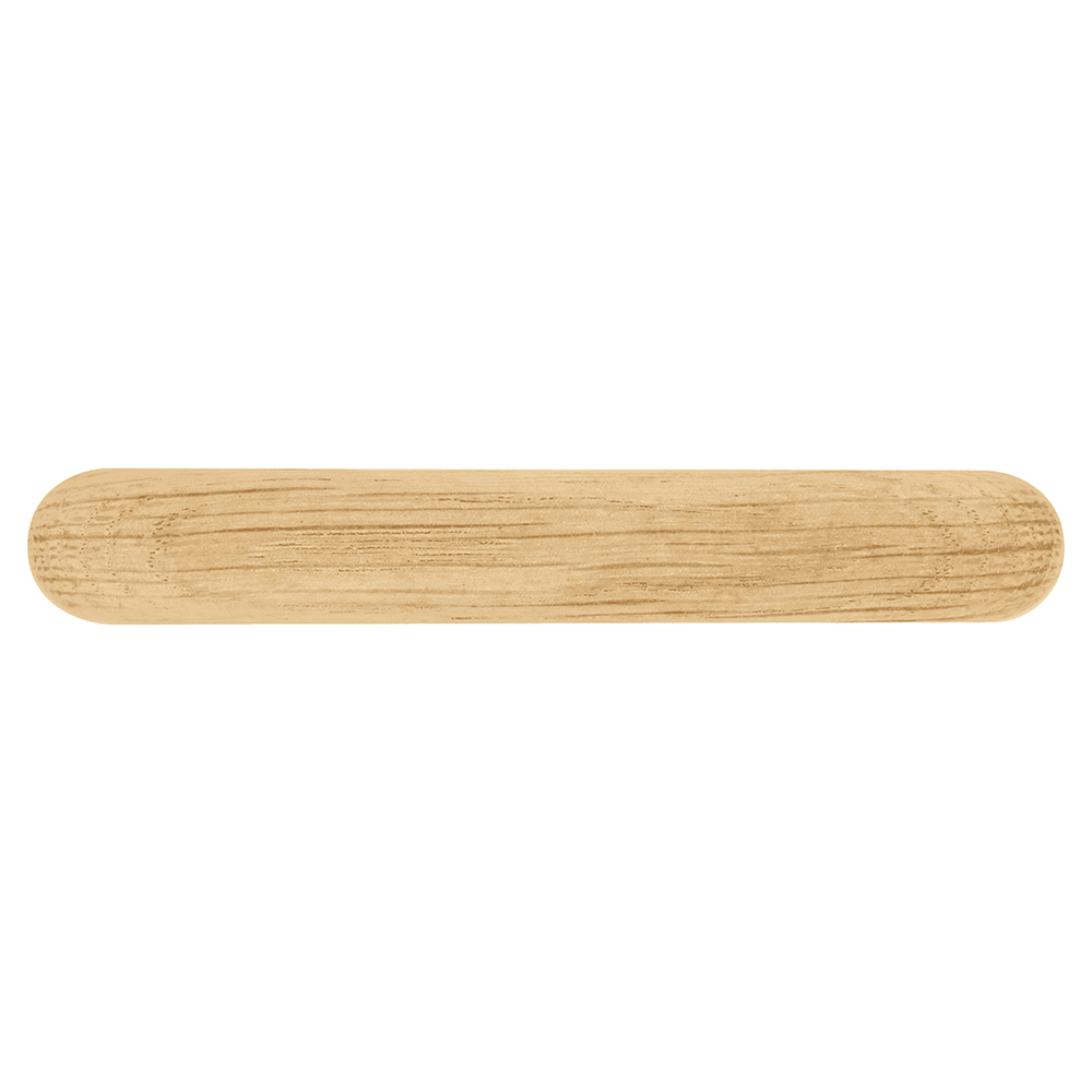 3-1/2" Natural Woodcraft Cabinet Pull, Unfinished Wood Alt 1 - Image