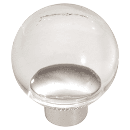 1-3/16" Crystal Palace Cabinet Knob, Lucite (Box/25) Main - Image