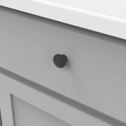 1-1/8" Cottage Cabinet Knob, Matte Black (Box/25) Alt 2 - Image
