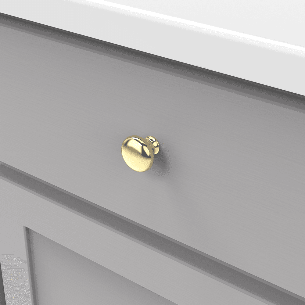 1-1/4" Cottage Cabinet Knob, Matte Black (Box/10) Alt 4 - Image