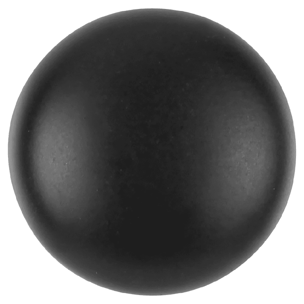 1-1/4" Cottage Cabinet Knob, Matte Black Alt 3 - Image