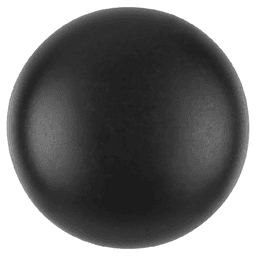 1-1/4" Cottage Cabinet Knob, Matte Black Alt 3 - Image
