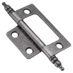 SurFace Face Mount Hinge, Silver Medallion Main - Image