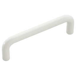 3-3/4" Wire Pulls Cabinet Pull, White Main - Image