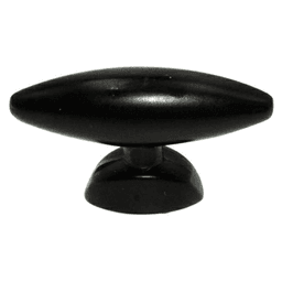 1-9/16" Metropolis Cabinet Knob, Matte Black Main - Image