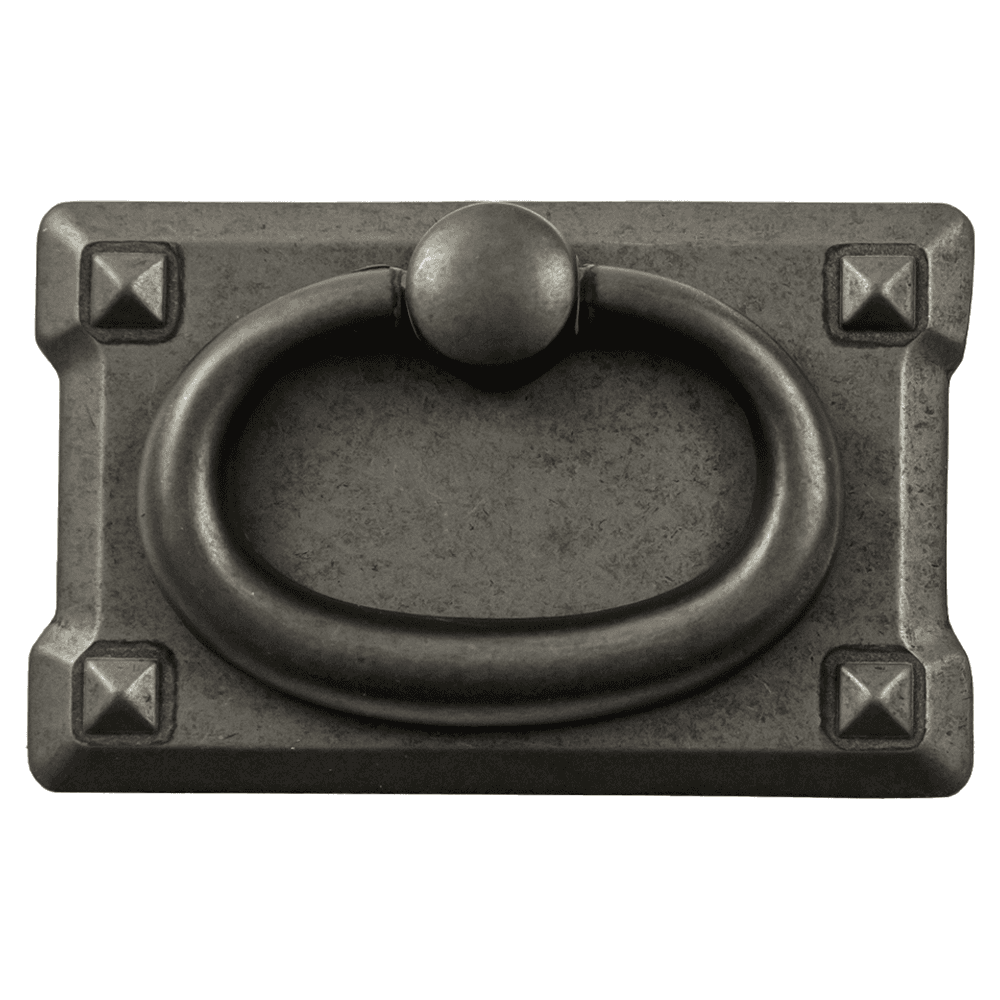 1-1/8" Old Mission Cabinet Pull, Black Mist Antique Alt 1 - Image