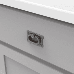 1-1/8" Old Mission Cabinet Pull, Black Mist Antique Alt 2 - Image