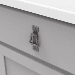 1-1/4" Old Mission Cabinet Pull, Black Mist Antique (25/Box) Alt 2 - Image
