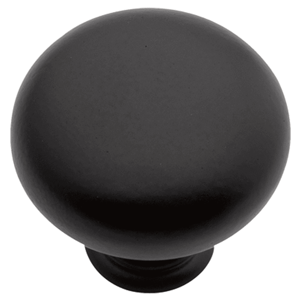 1-1/4" Modus Cabinet Knob, Matte Black Main - Image