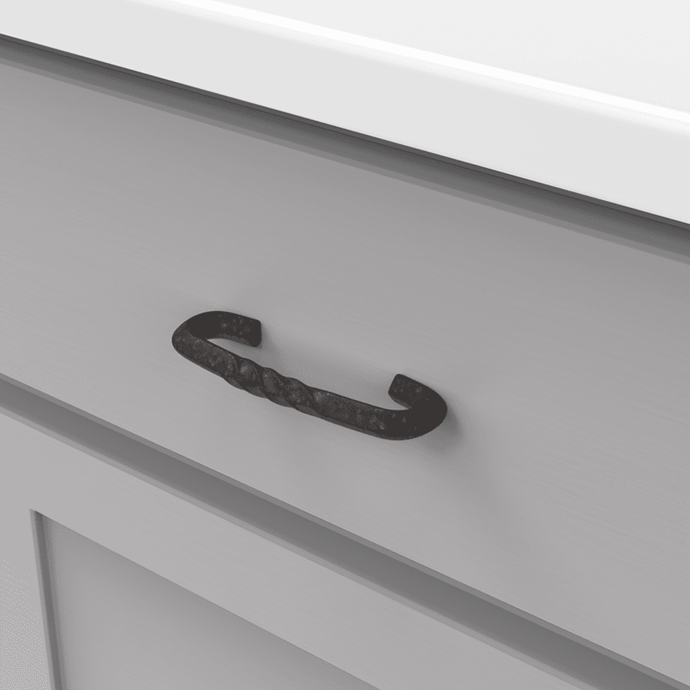 3" Charleston Blacksmith Cabinet Pull, Rustic Iron (10/Box) Alt 2 - Image