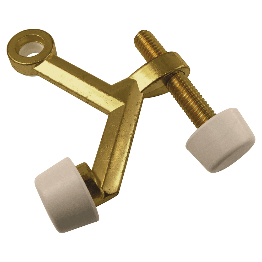 1-7/8" x 5/8" Door Stops Hinge Pin Door Stop, Polished Brass Main - Image