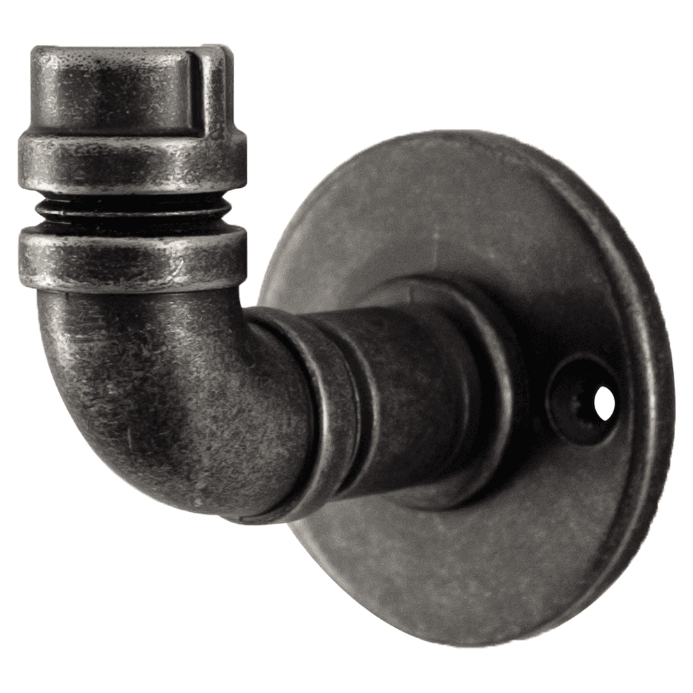 2-1/2" Pipeline Single Prong Cabinet Hook, Black Nickel Vibed Main - Image