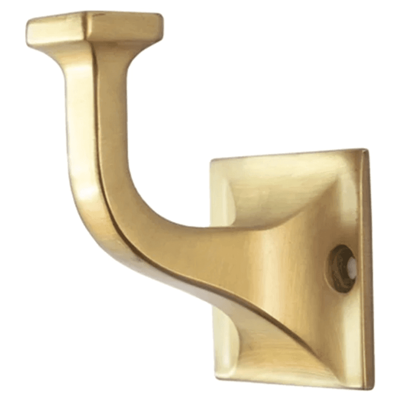 2-3/4" Forge Single Prong Cabinet Hook, Brushed Golden Brass (Box/10) Main - Image