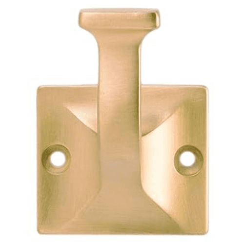 2-3/4" Forge Single Prong Cabinet Hook, Brushed Golden Brass Main - Image