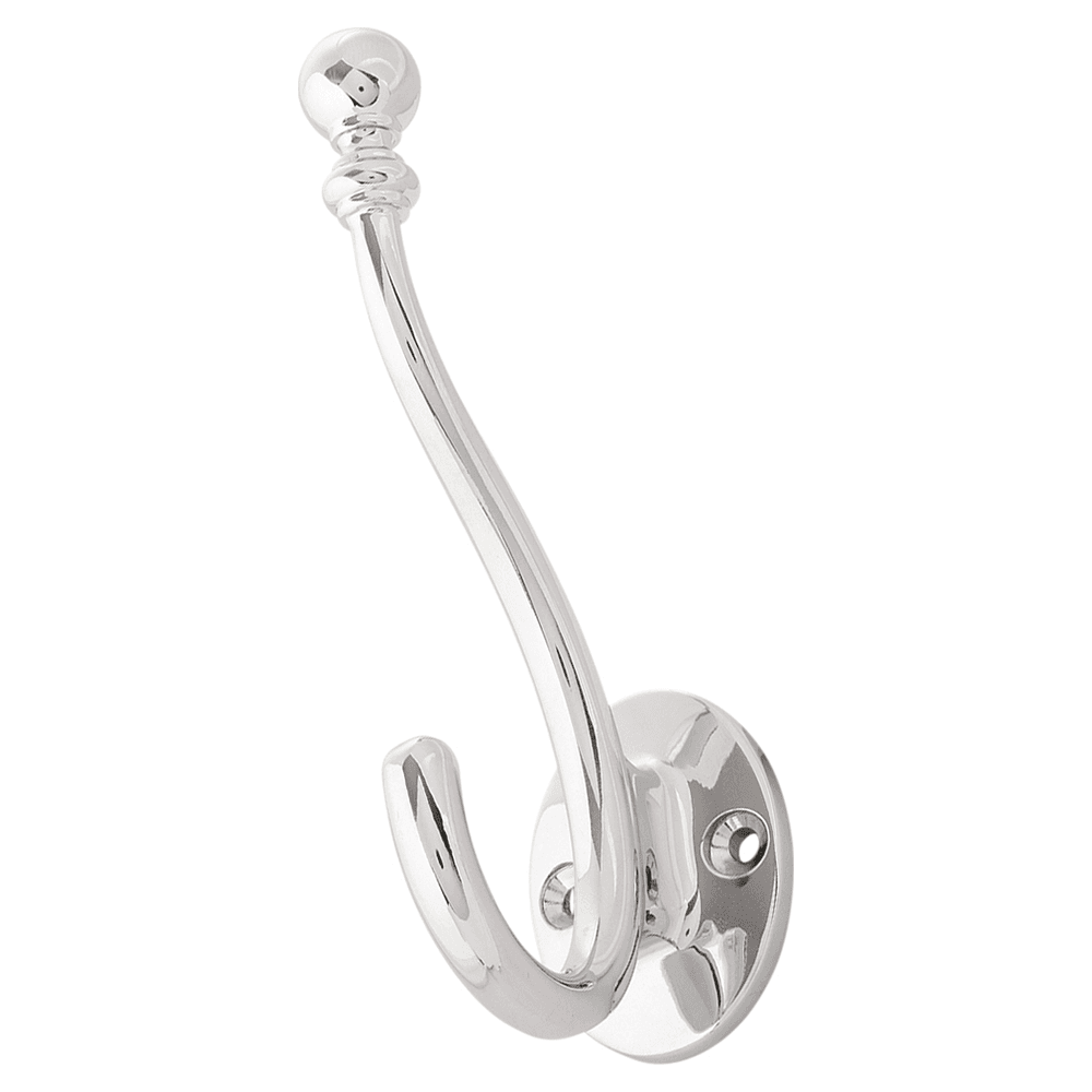 5-1/4" Cottage Coat/Hat Hook, Chrome Main - Image