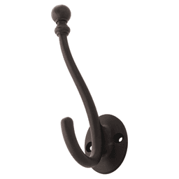 5-1/4" Cottage Coat/Hat Hook, Vintage Bronze Main - Image