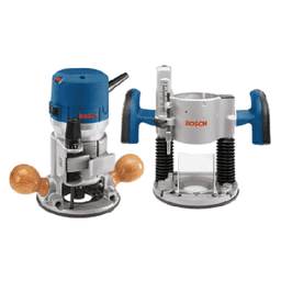 Bosch 2.25 HP Combination Plunge/Fixed-Base Router with Adjustable Speed Settings and Smooth Plunge Action