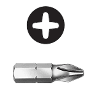 #1 x 2-1/2" Phillips Drive Insert Bit - Alt Image 1