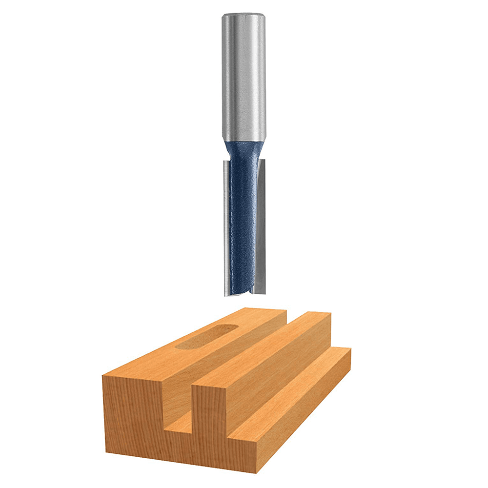 1/4" x 2-1/8" Straight Bit, 2-Flute, 1/4" Shank - Main Image