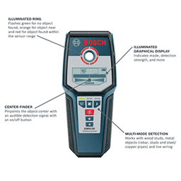 Bosch GMS Wall Scanner with Multi-Mode Detection