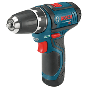 Bosch PS31 12 V Max Drill/Driver Kit in use on a worksite