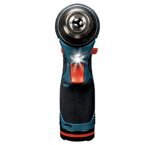 Side view of the Bosch PS31 12 V Max Drill/Driver Kit showing its compact size