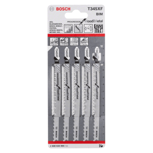 132mm T-Shank Straight Cut Jigsaw Blade (5/Pack) Alt 1 - Image