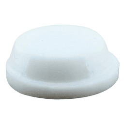 BS 1/2" Diameter Soft Self-Adhesive Sound Dampening Bumper, Cylindrical/Flat-Top/Circular, Clear, 9/64" High, 201/Sheet - Alt Image 1