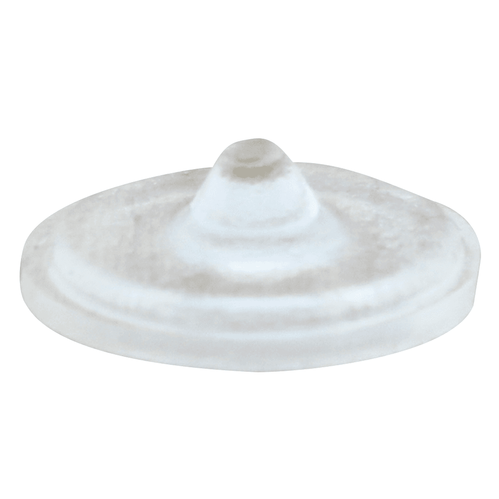 BS 1/2" Diameter Soft Self-Adhesive Sound Dampening Bumper, Clear, 5/32" High, 200/Sheet - Alt Image 1