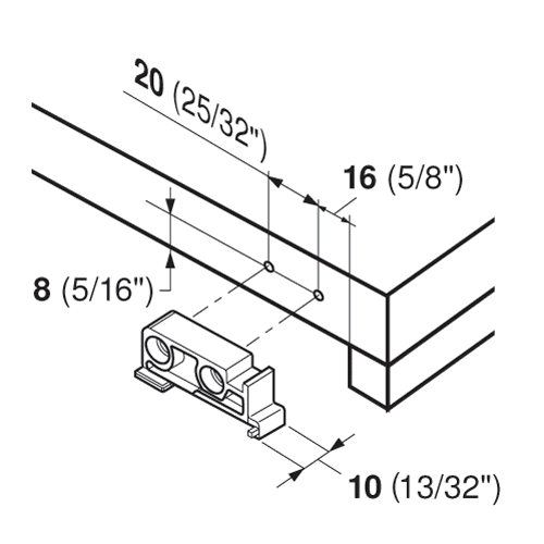 Blum Tandem/Movento Rear-Mounting Block - Install with ease!
