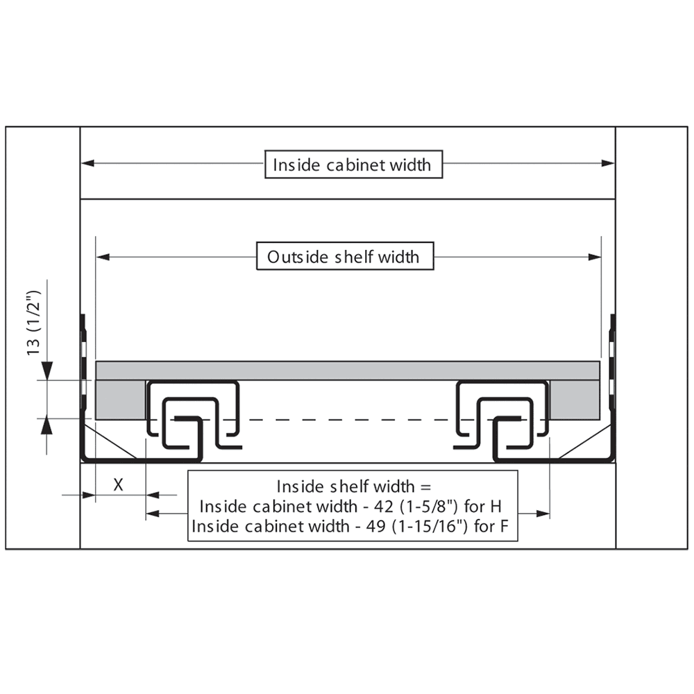 Rear Mounting Block - Ensure easy installation with Blum