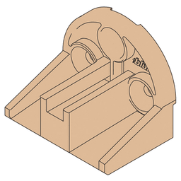 Blum Tandem Inset Spacer - Two Required Per Drawer - Inset SERVO-DRIVE Spacer