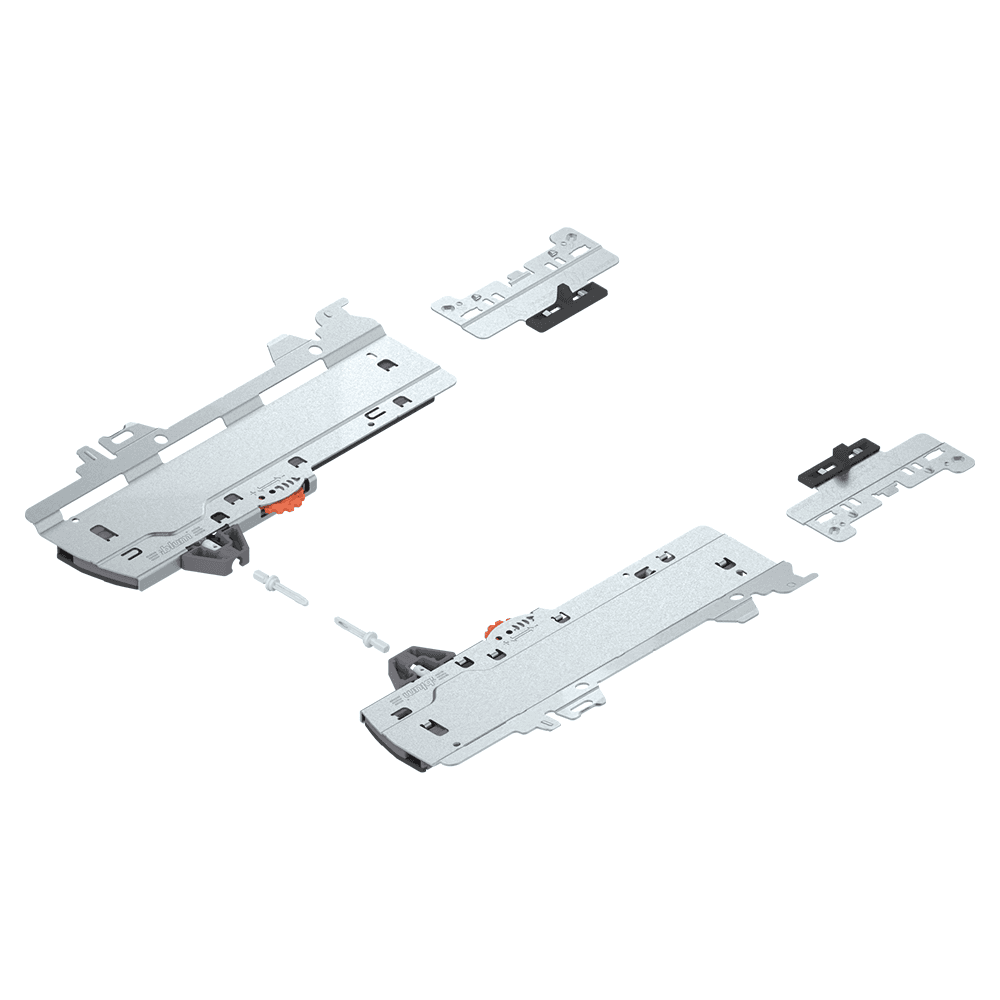 Merivobox Tip-On Blumotion Unit Set with 70Kg Capacity for Merivobox, Black, 450mm - 600mm Main - Image
