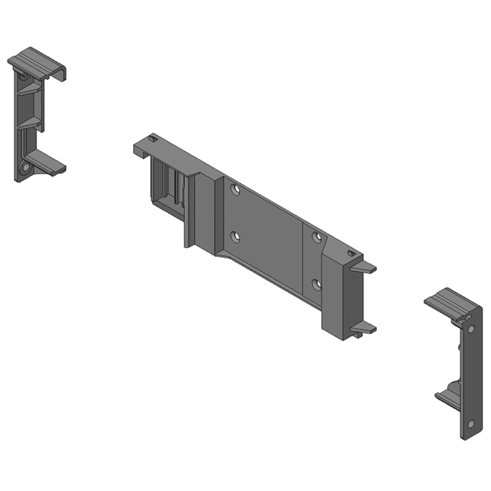 Blum Servo-Drive Adaptor Set for Aluminum Profile Panels - Components for TANDEMBOX Drawer System