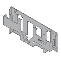 Wall Mount Bracket for Blum Servo-Drive Power Supply - Gray