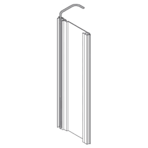 Blum Servo-Drive Vertical Aluminum Profile with Cable, 28-3/8 - Cut-to-Size Profile