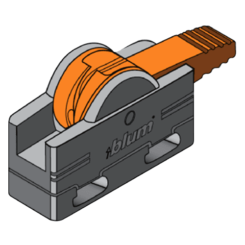Blum Servo-Drive Cable Connector - Step 4: Slide cable end protector over exposed cable.
