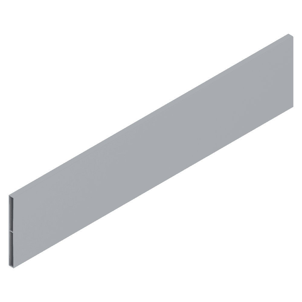 Blum Tandembox Boxside Design Element in Gray - 8-1/8" D-Height