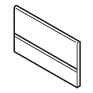 42-3/8" ORGA-LINE Cross Divider, 1 Divider, Gray - Alt Image 1