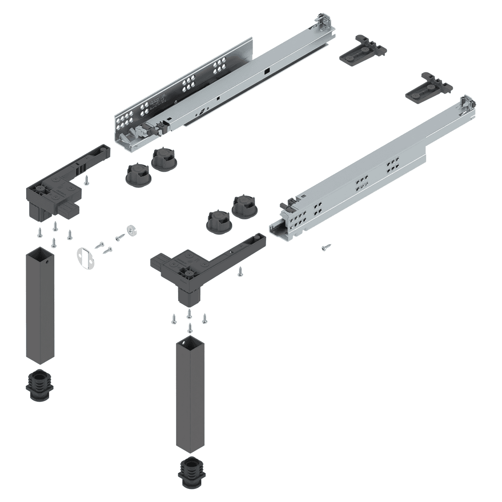 Space Step Set, Orion Gray Matte, 410mm Main - Image