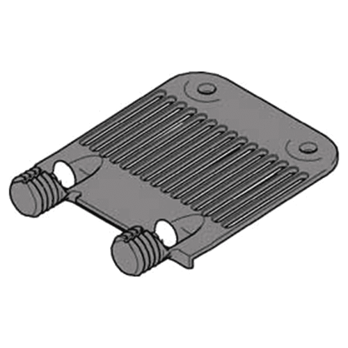 Dust Gray Blum Tandembox Front Stabilizer - Required for Center of Each Drawer