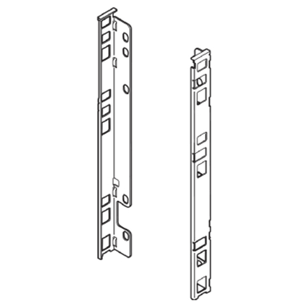 Orion Gray Blum Legrabox Rear Bracket for F-Height Drawer Members - Pair
