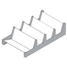 Drawer organization system with high quality nylon and stainless steel for easy accessibility
