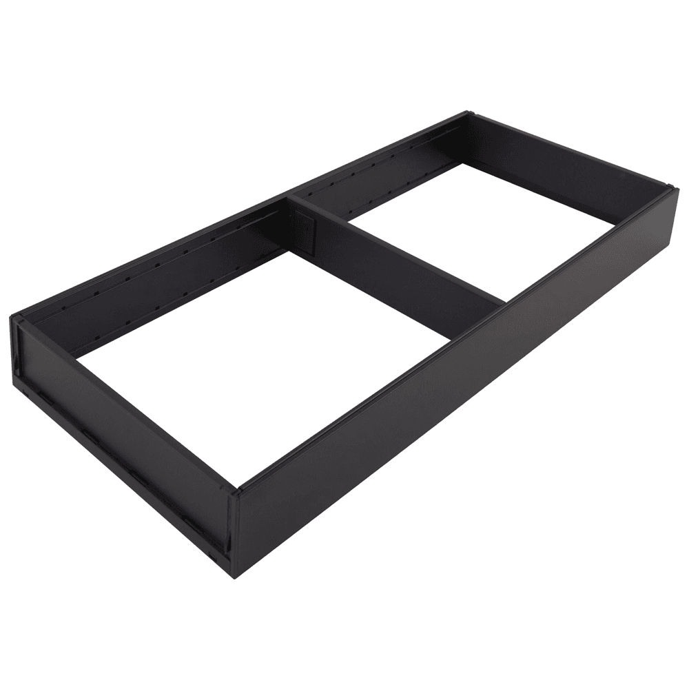 200mm wide 2 inch M-height 22 compartment insert for kitchen drawers