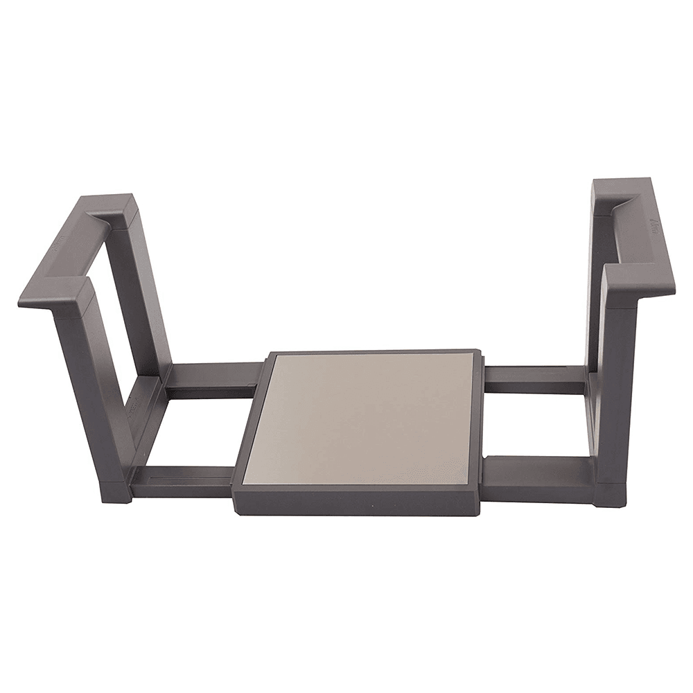 Blum Ambia-Line Plate Holder in Orion Gray Matte for Drawer Organization